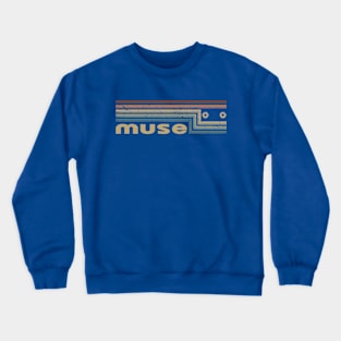 Muse Cassette Stripes Crewneck Sweatshirt